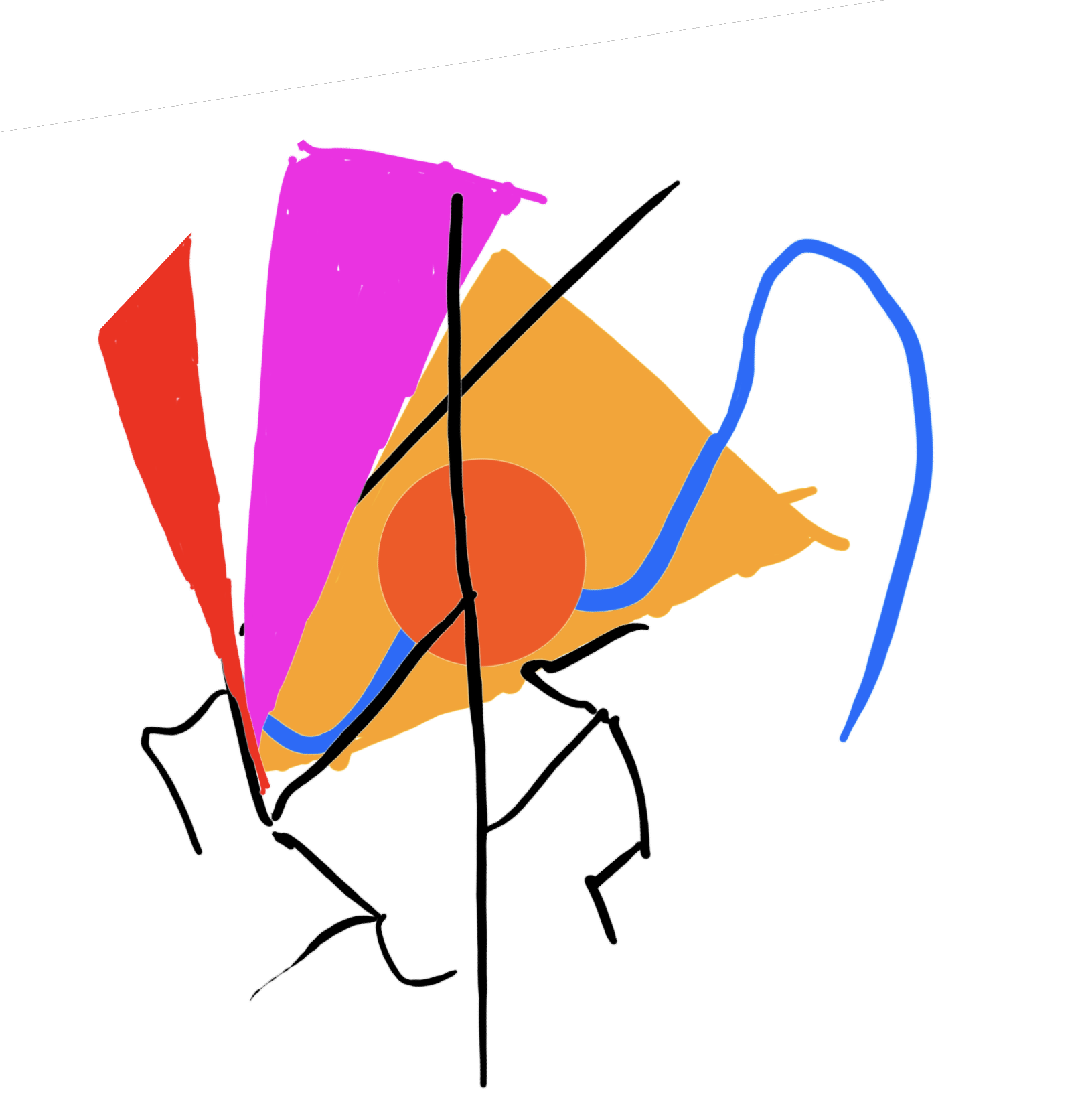 Screenshot showing facial recognition in progress